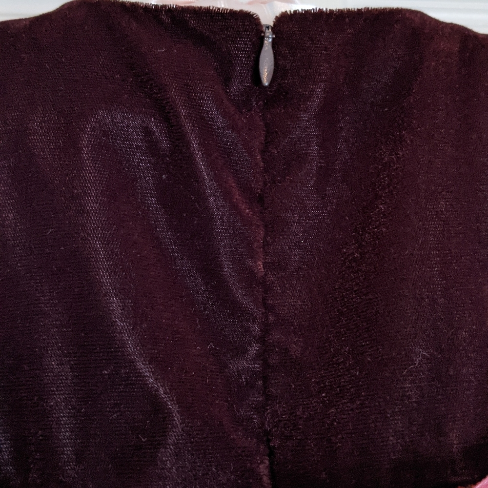 Holiday dress velvet and taffeta - Picture 5 of 9